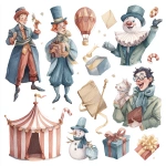 **illustration of christmas carnival elements** - Image #2 <@1250382934779887619>