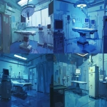 **White operating room, hospitalization, small private clinic, clean, stuffy, basement, door, humidifier, cabinet, unmanned, air purifier,deserted, box machine, operating table, cabinet, air purifier, shelf, metal wagon cart, --ar 3:2 --niji 6** - Remix (Strong) by <@915835811092656128> (fast)
-# Create, explore, and organize on [midjourney.com](<https://midjourney.com/imagine?from_discord=1>)