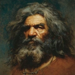 **in frazetta vision: an old crazy man with long hair and beard** - Image #4 <@699101825135280148>