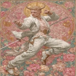 **in the style of James Jean and Alphonse Mucha, the Rosicrucian centaur mystic, dynamic pose, fighting stance, objet d'art backdrop, 8k, UHD butterfly dreams butterfly dreams butterfly dreams --ar 2:3 --s 250 --v 7.0** - Image #3 <@974789918188535848>