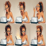 **unpredictable woman, randomly acting, toaster --ar 7:5 --p 6s88hpm --sref 1470441619 --c 13 --v 7.0** - Image #3 <@917419257179033640>