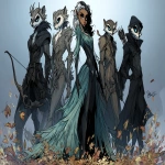 **🍂🦨🏹⚔️ 🌈✏️ --ar 7:4 --sref 80 --sv 4 --sw 100 --p zzmkt1u --s 250** - Image #1 <@370960263245070346>