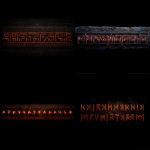 **Minimalist tribal-style horizontal text, carved runic lettering glowing faintly with red-orange ember light, etched with Minmatar tribal patterns, centered across a completely pitch black background, no symbols or imagery besides the text, cinematic sci-fi style, sharp focus, ultra-detailed, high contrast, 16:9 --v 7.0** - <@266738316559384577> (fast)