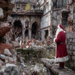 **santa claus looking at the ancient ruins of his first toy factory --ar 7:5 --v 7.0 --raw** - Image #2 <@1071135204846096475>