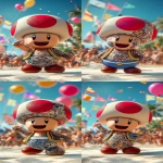 **a chibi figure inspired by Kinopio, half of the body covered in detailed artistic tattoos, smiling brightly with a cheerful expression, wearing casual streetwear, colorful and fun background with balloons, confetti, and a sunny festival vibe, anime-style illustration, vertical composition, highly detailed --v 7.0 --ar 9:16 --oref <https://s.mj.run/rkHZNt7uidU> --ow 200** - <@1112784568303497357> (turbo)