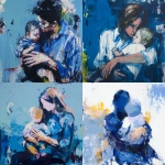 **I want a blue abstract painting in the style of Tracey Emin with a mother holding her bron baby， super abstract --s 50** - <@1100105063424340008> (fast)
-# Create, explore, and organize on [midjourney.com](<https://midjourney.com/imagine?from_discord=1>)