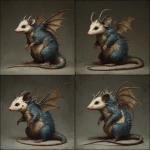 **a creature with an opossum mother and dragon father no child --v 7.0** - Variations (Strong) by <@414172407717429259> (fast)