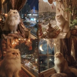 **the prettiest cutest cream-point Persian cat watching tanabata from the window at his luxury penthouse apartment in Saudi Arabia --p 39d6lqq** - <@538878031226470440> (relaxed)
