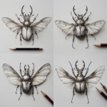 **majestic beetle, wings full spread, point of view straight down, pencil sketch, realistic --v 7.0** - Variations (Strong) by <@1202707032818458747> (fast)
-# Create, explore, and organize on [midjourney.com](<https://midjourney.com/imagine?from_discord=1>)