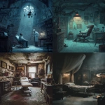 **A haunted house, but instead it’s just a room full of doctors who won’t listen to you or run any diagnostic tests because they are too busy diagnosing you as hysterical, stressed out, aging, and/or fat. fluvioglacial vibes --ar 3:4** - <@948741381743083580> (relaxed)