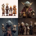 **Star Wars reimagined in the style of marionettes --v 7.0** - <@1018138887199129620> (fast)
-# Create, explore, and organize on [midjourney.com](<https://midjourney.com/imagine?from_discord=1>)