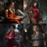 **❤️ 🔥 speleothem sorceress --p tvgdds9 --ar 5:7** - <@370960263245070346> (fast)