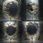 **cinematic. In a futuristic server room, a man looks closely at a single iris that has bloomed within a crack in a server. He is puzzled. Prophetic iris --s 750 --v 7.0** - Variations (Strong) by <@1071135204846096475> (fast)