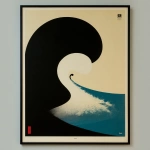 **Minimalist fluvioglacial vortex, monochrome, back and white line drawing, single line --p okeqhri** - Image #4 <@1015631618645438535>