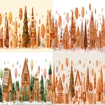 **a collage of a children's Christmas tree depicting a gingerbread family, a vector illustration in watercolor cartoon style, a cute background of Christmas houses, colorful and playful design, Christmas decorations in the form of lollipops and stars around, a warm color palette with orange and brown tones, digital design. artistic design, high resolution, HD, --ar 32:9** - <@1132360471098425395> (fast)
-# Create, explore, and organize on [midjourney.com](<https://midjourney.com/imagine?from_discord=1>)