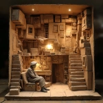 **cardboard home for cardboard houseless marionette --s 250 --v 7.0** - Image #2 <@974789918188535848>
