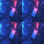 **comic book Cel-shaded anime style with bold clean linework, a glowing phone lying on wet asphalt at night, faint neon reflections in puddles, unread messages lighting up the screen, raindrops and streetlight shimmer, cinematic moody framing, black and blue color palette with subtle pink highlights --niji 6 --ar 16:9** - Variations (Region) by <@257221362568003584> (fast)