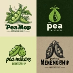 **logo for a online mentorship program with a "pea pod" --v 7.0** - <@1035378364652994591> (fast)