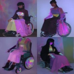 **graffiti motorized wheelchair and disability accessible fashion design sketch --ar 3:4 --sref 7337 696968 73 --sv 4 --p qnfutve** - <@948741381743083580> (relaxed)