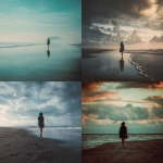 **a photo of a girl walking on a beach, cinematic --v 7.0 --s 50** - <@699706172105556009> (fast)
-# Create, explore, and organize on [midjourney.com](<https://midjourney.com/imagine?from_discord=1>)