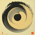 **Minimalist fluvioglacial vortex, monochrome, back and white line drawing, single line --p adreq7i okeqhri** - Image #3 <@1015631618645438535>