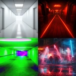 **a surreal endless fluorescent corridor that folds in on itself, office hallways merging into hotel lobbies, flooded with mirror-smooth reflective water, glowing EXIT signs floating midair, impossible staircases looping upside down, fog-filled empty rooms visible through open doors, vending machines emitting static light, faint reflections of unseen people on glossy walls, eerie symmetry, dreamlike volumetric haze, reality bending and collapsing, cinematic lighting, ultrarealistic textures, analog horror vibe, uncanny calm atmosphere, hyper-detailed architecture, Escher-like geometry, reflections behaving wrong, photo-real, long exposure glow, 35mm lens, --ar 9:16 --chaos 60 --v 6.0 --raw** - <@692146423638261810> (relaxed)
-# Create, explore, and organize on [midjourney.com](<https://midjourney.com/imagine?from_discord=1>)