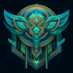 **create an emblem for a superhero team, they are called the Rift Guardians, representing portal jumper heroes who jump through portal rifts to protect the world** - Image #3 <@1078934788603392080>