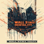 **Centered stylized font that says "WALL STREET MENTALITY" in a bold graphic design. FLOURISHING stock market charts. Bone White color outlines. --ar 2:3 --v 6.1** - Upscaled (Creative) by <@811487416539283468> (fast)