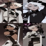 **Anime movie PV, a handsome man, white hair, blue eyes, holding a sword, battle scene, draugr --ar 9:19 --raw --p eq9ed63 --sref 372958133 --niji 6** - <@347448894403379200> (fast, stealth)