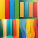 **Minimalistic abstract background, smooth gradient, clean texture, simple design, 4 different vibrant color variations (blue, green, yellow, red), plain and uniform, perfect for advertising banners --ar 16:9 --v 6.0** - <@574327435223629844> (fast)
-# Create, explore, and organize on [midjourney.com](<https://midjourney.com/imagine?from_discord=1>)