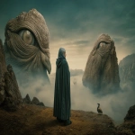 **Intriguing and enigmatic cinematic atmosphere, clear image, surrealism, the pearl savage, hdr, highly detailed, style raw --p zhav629 --chaos 10 --exp 10 --s 5 --ar 3:2 --v 7.0** - Image #1 <@1008993788670263326>