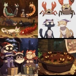 **12 days of festive holiday crustacean kittens. --niji 6 --p 6oeiqt9** - <@639231094968942592> (relaxed)