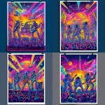 **award-winning concert poster in vibrant blacklist poster coloring, displaying a 4-piece rock band of astronauts jamming on a stage with an insane laser light show illuminating them and a frothing-at-the-mouth audience** - Variations (Strong) by <@539290812681551874> (fast)
-# Create, explore, and organize on [midjourney.com](<https://midjourney.com/imagine?from_discord=1>)