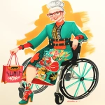 **graffiti motorized wheelchair and disability accessible fashion design sketch --ar 3:4 --niji 6 --p o4l8lp8 --raw** - Image #3 <@948741381743083580>