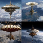 **The high gain antenna of a steampunk space station looks like a paladium parasol floating over the world. --s 50** - <@384539369404629002> (fast)
-# Create, explore, and organize on [midjourney.com](<https://midjourney.com/imagine?from_discord=1>)