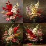 **gladiolus bouquet in the style of Hans zatzka & Nagssugtoqidian Orogeny --ar 9:16 --v 7.0** - <@1399228740487086292> (relaxed, stealth)