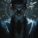 **A modern-day, contemporary man servant personification of the Evil Queen’s magic mirror, tall, pale, and elegant, wearing a sharp tailored suit with metallic accents, glowing silver eyes that reflect secrets, skin with a faint glass-like sheen, carrying an aura of mystery and obedience, blending fantasy and contemporary style, cinematic lighting, dark enchanted atmosphere, hyper-detailed, photorealistic --v 7.0** - Image #3 <@765789039839150090>