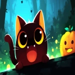 **pumpkincatclaymation inktober --chaos 20 --ar 16:9 --profile jxedwsk --niji 6 --sref 1986543840** - Image #4 <@937851746712186921>
