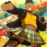 **punk --no smoking cigarette --sref 275192691 1958632036 1430290407 3311227420 --niji 6 --p ke69z7s --ar 4:5 --raw** - Image #3 <@948741381743083580>
