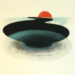 **Minimalist fluvioglacial vortex, monochrome, back and white line drawing, single line --p okeqhri --v 7.0** - Image #4 <@1015631618645438535>