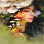 **Diaphanous double exposure featuring an avant-garde couture double exposure over a spellbinding natural landscape barnacle pearls and toadstools --sref 92 --niji 6 --p ke69z7s --ar 4:5 --raw** - Image #2 <@948741381743083580>