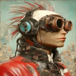 **<https://s.mj.run/wgb1wTwrrrs> in reptilian 80s hair band steampunk style --ar 3:4 --s 250 --v 7.0** - Image #3 <@1071135204846096475>