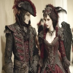**There are Monsters and there are Angel Manneqins, in the style of a Gothic Romance, with slight motion blur --ar 99:70 --s 250 --c 25 --iw 3 --raw --q 4 --p jh81ly1 4x7uqag** - Image #4 <@1059634795207991457>