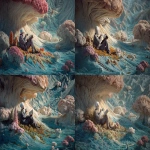 **<https://s.mj.run/2BuvFHsAoq4> Cotton Clouds Paint a Scene of an Old Man Relaxing in the Forest Drinking some Tea, Looking over a book containing Fluvioglacial-Outwash-Plaines Craft-World Hyper-RealityMash --ar 3:2 --v 7.0** - Remix (Subtle) by <@426654487248109579> (fast)