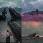 **a man biting the barnacles off a whale, photography --v 7.0 --p 5t7pdp7** - <@454052210859573268> (fast)