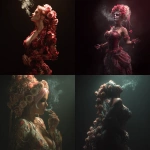 **Katrina full body, slightly sideways, exhaling smoke from her mouth, her hair is made of roses, 4k realistic.** - <@450124934837043201> (fast)
-# Create, explore, and organize on [midjourney.com](<https://midjourney.com/imagine?from_discord=1>)