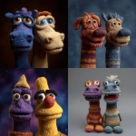 **Almagest sock puppets in the style of Sifl & Olly --s 97 --v 7.0 --raw** - <@926596241574461530> (fast)
