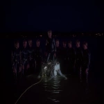 **<https://s.mj.run/jBF-3OvXjpI> <https://s.mj.run/6TBgezyNmL8> <https://s.mj.run/5RzicLNMaCI> An eerie movie scene featuring the discovery of a mystery in the ocean of Fiskebäckskil, Bohuslän. scientific equipment, camera crew, sunken boats, wires, cables, batteries, viking runes, hällristningar, bog people, stone-age memorabilia, ruins, dolmens, seaweed, kayaks, life vests, dead fish, wetsuits, lighting equipment, sound recording, microphones, tripods, scaffolding, movie props, soundstage, costumes, animatronics, plastics, rubber, ferns, moss, evergreens, pine trees. Realistic photography. --chaos 96 --ar 3:2 --raw --iw 2 --p 9kuhrxg** - Image #2 <@948180533639282688>