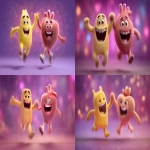 **A happy anthropomorphized rounded-triangular, yellow demon character high-fiving a happy anthropomorphized anatomical heart character, side view facing each other perspective jumping in the air, Pixar-Inside Out 3D animation style, festive sparkling purple background --ar 16:9 --s 250 --v 7.0** - <@1088093143066488912> (59%) (fast)
-# Create, explore, and organize on [midjourney.com](<https://midjourney.com/imagine?from_discord=1>)