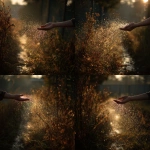 **womans hand in a sprinkler in the autumn evening in the stlye of fincher** - Variations (Strong) by <@1047593410929897524> (fast)